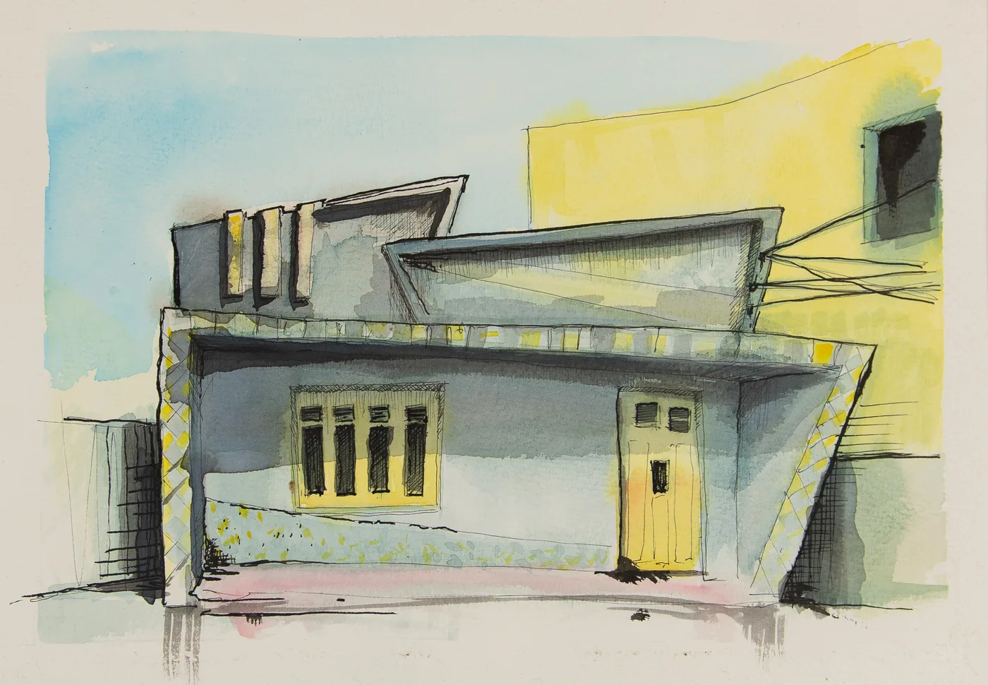 Aquarela sobre papel — Rodrigo Lauria