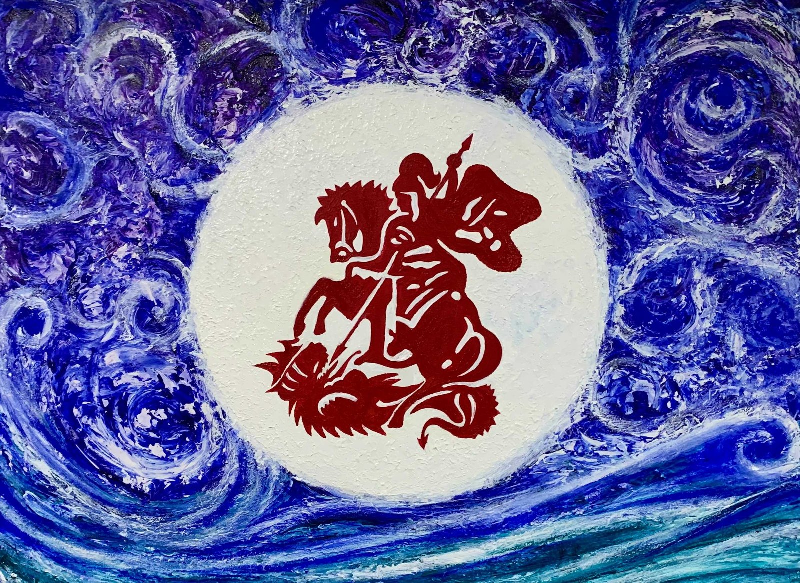 Lua de São Jorge em Céu de Van Gogh - Jorge Eiró