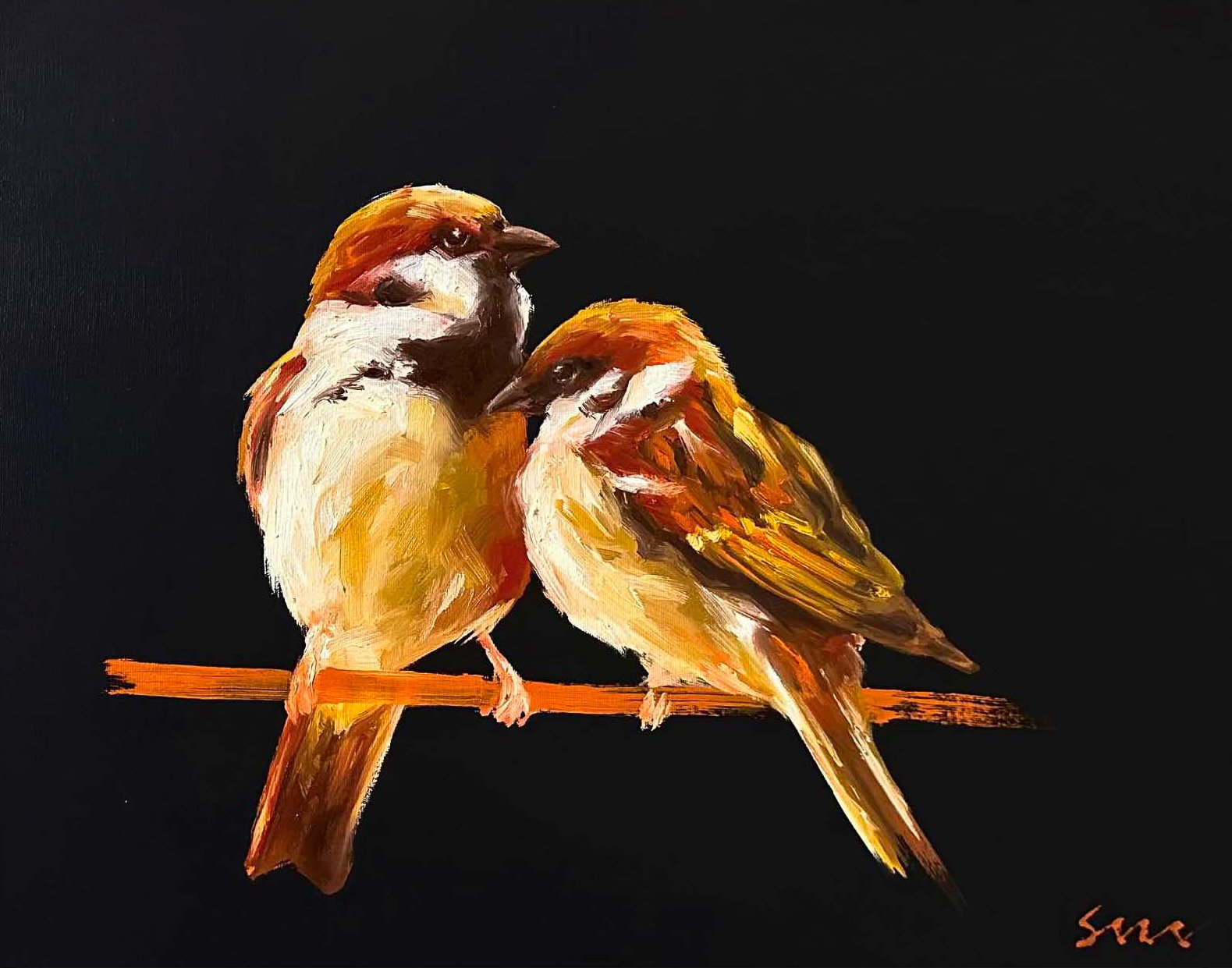 Dueto de Pardais II — Sara Rezende