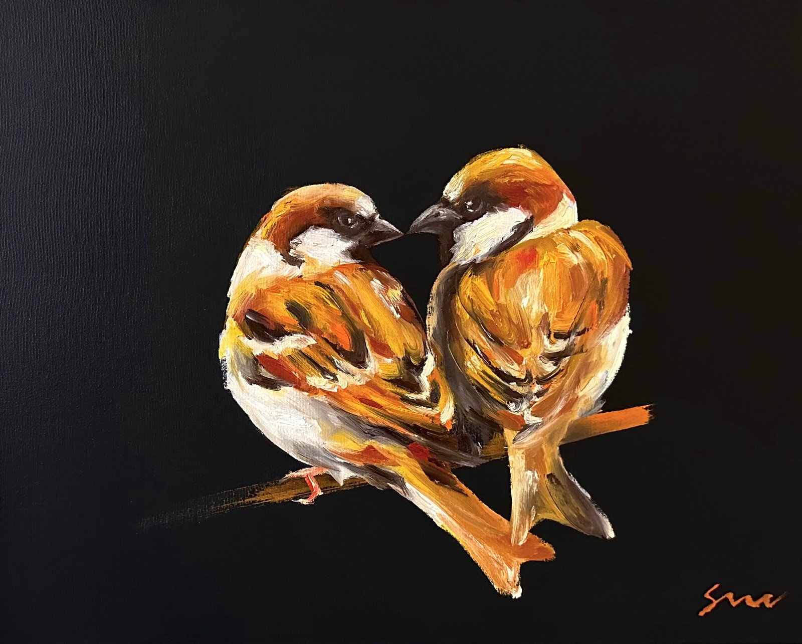 Dueto de Pardais III — Sara Rezende
